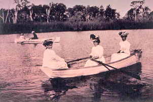 Boating on the Laguna de Santa Rosa